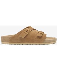 Birkenstock - Zurich Suede Slides - Lyst