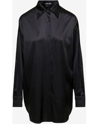 Tom Ford - Long-Sleeved Silk Shirt - Lyst