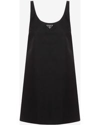 Prada - Re-Nylon Mini Slip Dress - Lyst