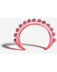 Aquazzura - Disco Darling Crystal Embellished Bracelet - Lyst