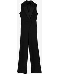 Jonathan Simkhai - Renya Tailored Crepe Jumpsuit - Lyst