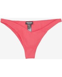 DSquared² - Logo Print Bikini Bottom - Lyst