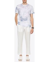 Etro - Jungle Print Crewneck T-Shirt - Lyst