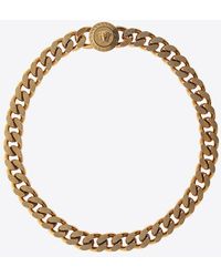 Versace - Medusa Chain-Link Necklace - Lyst