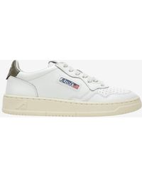 Autry - Medalist Leather Low-Top Sneakers, Brand Size 36 Us - Lyst