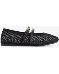 Prada - Mesh Ballet Flats - Lyst