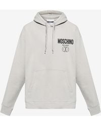 Moschino - X Smiley Logo Print Hooded Sweatshirt - Lyst