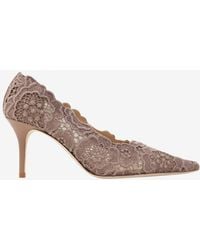 Arteana - Como 75 Floral Lace Pumps - Lyst