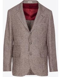 Brunello Cucinelli - Single-Breasted Wool And Alpaca Blazer - Lyst