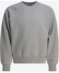 Stussy - Basic Crewneck Sweatshirt - Lyst