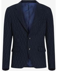 Etro - Single-Breasted Paisley Jacquard Blazer - Lyst