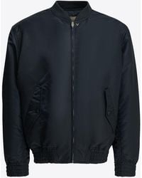 Valentino - Vgold Zip-Up Bomber Jacket - Lyst