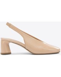 Halmanera - 70 Leather Slingack Pumps - Lyst