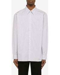 Dries Van Noten - Croom Striped Long-Sleeved Shirt - Lyst