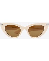 McQueen - Punk Rivet Cat-Eye Sunglasses - Lyst