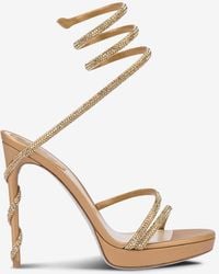 Rene Caovilla - Margot 120 Crystal-Embellished Sandals - Lyst