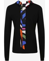 Emilio Pucci - Marmo Print Wool Sweater - Lyst