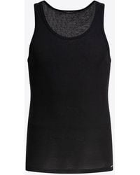 Tom Ford - Ribbed Crewneck Tank Top - Lyst