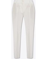 Dolce & Gabbana - Slim-Leg Wool-Blend Pants - Lyst