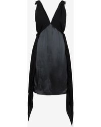 Bottega Veneta - Fluid Silk Midi Dress - Lyst