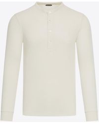 Tom Ford - Long-Sleeved Ribbed T-Shirt - Lyst