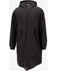 Moncler - Sicione Logo Patch Parka - Lyst
