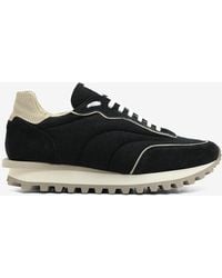 Eleventy - Nylon And Suede Low-Top Sneakers - Lyst