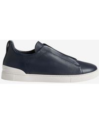 ZEGNA - Triple Stitch Secondskin Low-Top Sneakers - Lyst