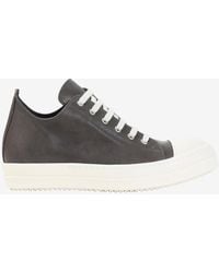 Rick Owens - Low Sneaks Calf Leather Sneakers - Lyst