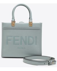 Fendi - Small Sunshine Leather Top Handle Bag - Lyst