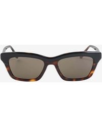Loewe - Sigma Slim Rectangular Sunglasses - Lyst