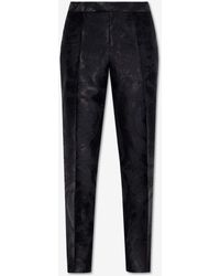 Versace - Barocco Jacquard Tailored Pants - Lyst