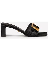 versace clear mules