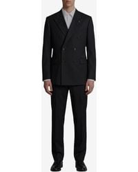 Lardini - Double-Breasted Wool Suit - Lyst