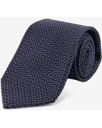 Kiton - Patterned Jacquard Silk Tie - Lyst