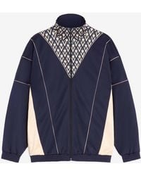 Valentino - Inlaid Toute La V Print Zip-Up Sweatshirt - Lyst