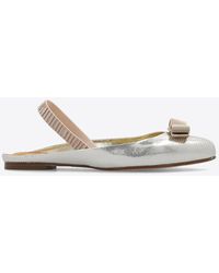 Ferragamo - Varina Slingback Flats - Lyst