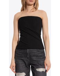 Versace - Bare Shoulders Top - Lyst