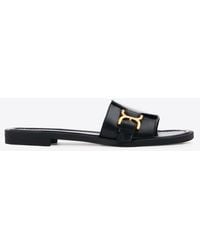Chloé - Marcie Leather Slides - Lyst