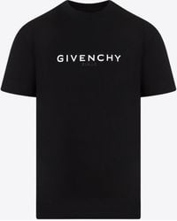 Givenchy - Logo Print Short-Sleeved T-Shirt - Lyst