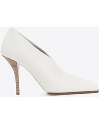 Alaïa - Soft Square 90 Leather Pumps - Lyst
