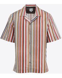 Paul Smith - Short-Sleeved Stripe Shirt - Lyst