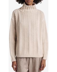 Max Mara - Vitalba Wool-Blend Turtleneck Sweater - Lyst