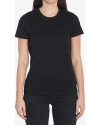 Moncler - Logo Patch Crewneck T-Shirt - Lyst