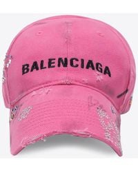 Balenciaga - Upcycled Logo-Embroidered Cap - Lyst