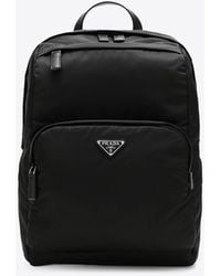 Prada - Triangle Logo Re-Nylon Backpack - Lyst