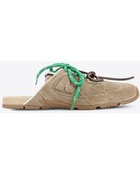 Miu Miu - X New Balance 530 Sl Suede Mule Sneakers - Lyst