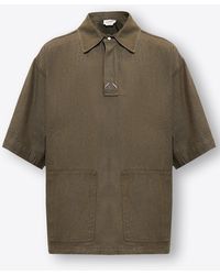 Alexander McQueen - Embroidered Logo Denim Polo T-Shirt - Lyst