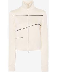 Ferragamo - High-Neck Zip-Up Jacket - Lyst