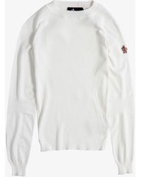 Moncler - Ribbed Slim-Fit Crew-Neck Jumper - Lyst